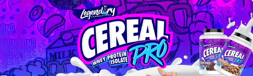 Legendary Formulations Cereal Pro Brand Banner