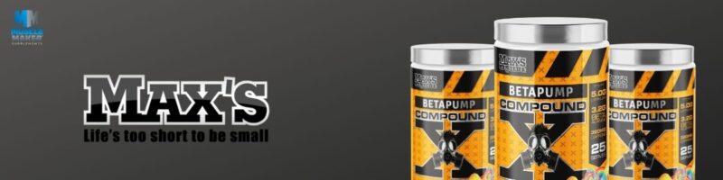 Max's Protein Betapump Compound X Banner