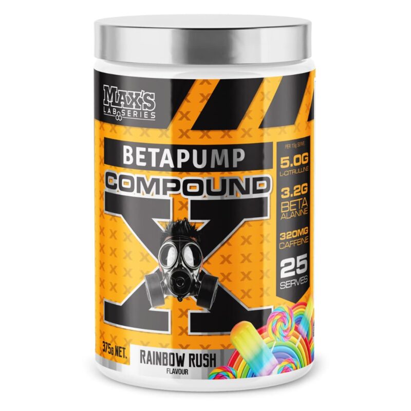 Max's Protein Betapump Compound X - Rainbow Rush