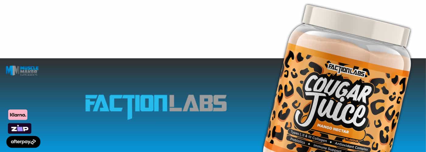 Faction Labs Cougar Juice Payment Banner