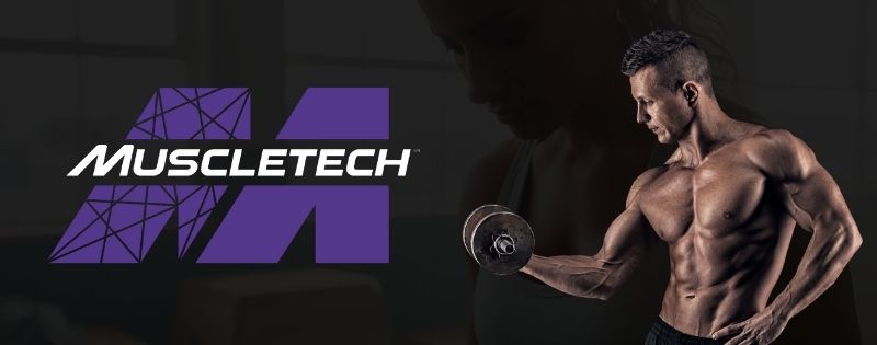 Muscletech Supplements Logo Banner