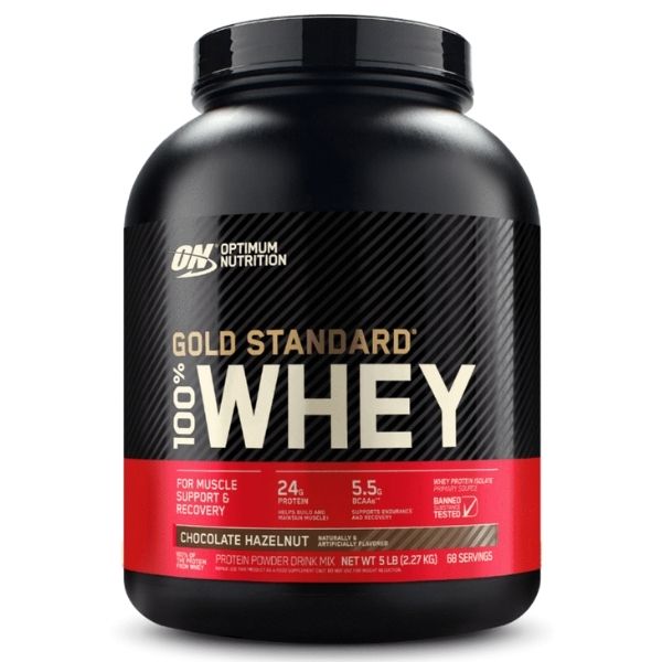 Optimum Nutrition Gold Standard 100% Whey 5lb - Choc Hazelnut