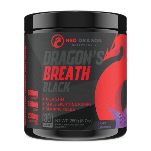 Red Dragon Nutritionals Dragon's Breath Black - Grape Lemonade