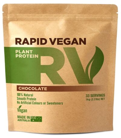 Rapid Supplements Vegan Plant Protein 1kg - Chocolate