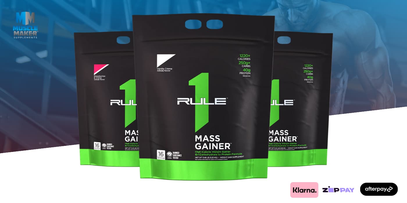 Rule 1 Proteins R1 Mass Gainer Protein Banner