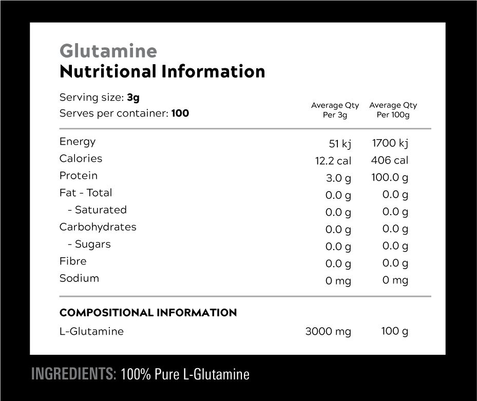 Switch Nutrition Glutamine nutrition