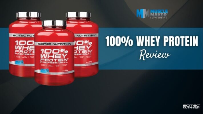 Scitec Nutrition 100% Whey Protein Professional protein powder Review Banner