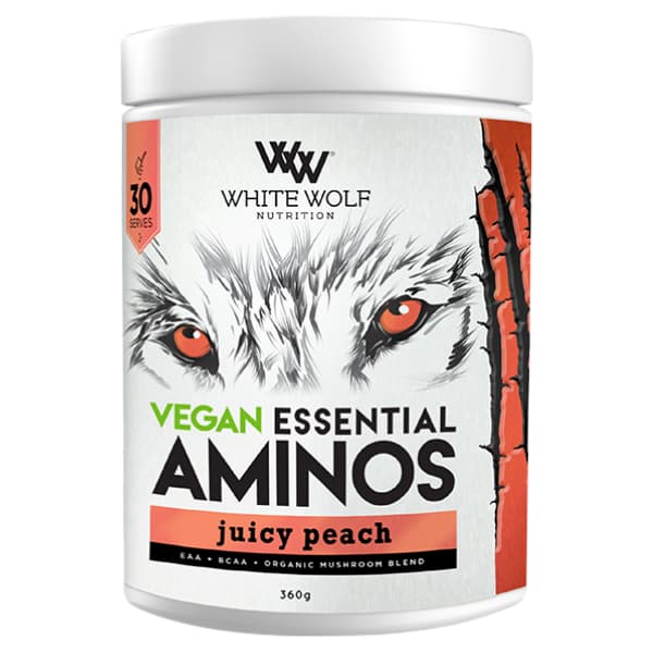 White Wolf Nutrition Vegan Essential Aminos - Juicy Peach