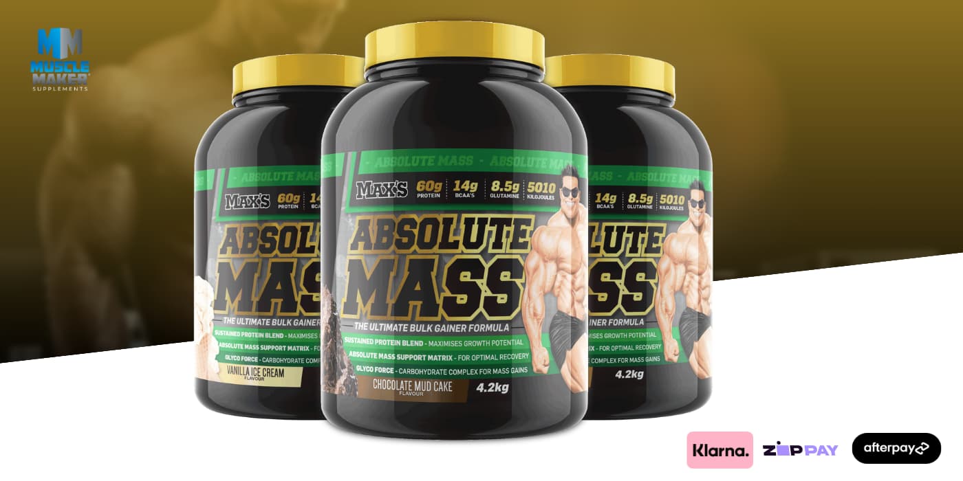 Max's Protein Absolute Mass Banner