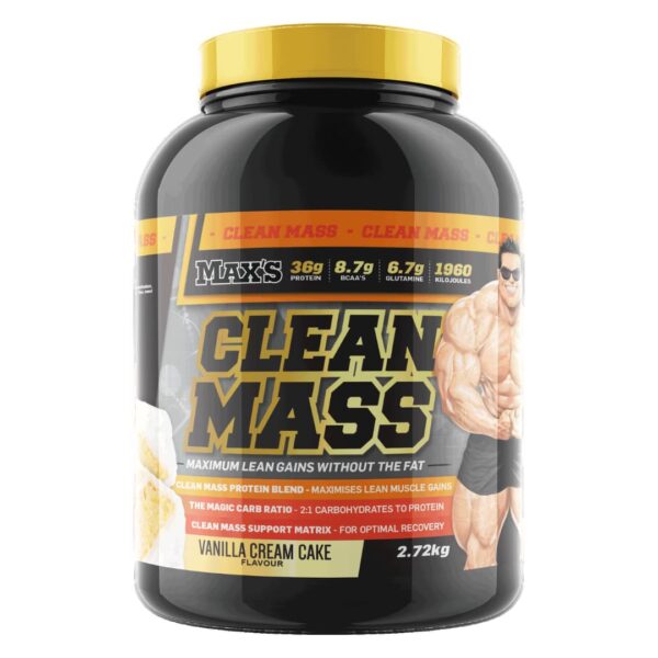 Max's Protein Clean Mass 2.27kg - Vanilla