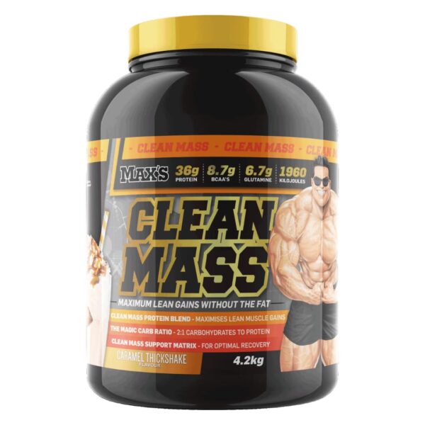 Max's Protein Clean Mass 4.2kg - Caramel Thickshake