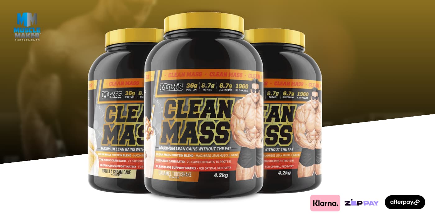 Max's Protein Clean Mass Banner