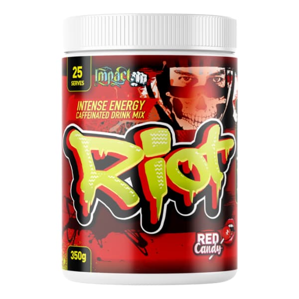 Impact Supplements Riot pre workout - Red Candy