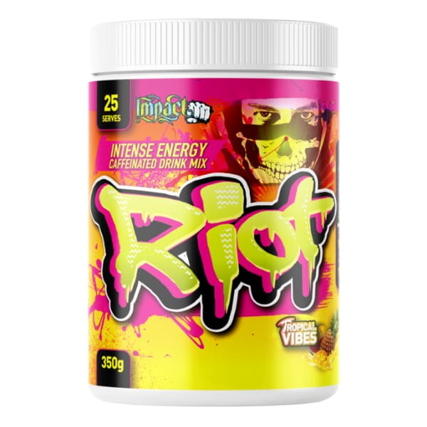 Impact Supplements Riot pre workout - Tropical Vibes