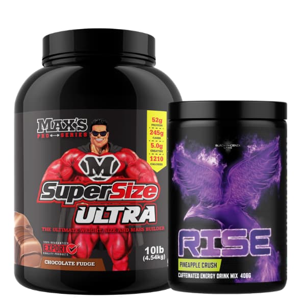 Mass Gainer + pre workout stack