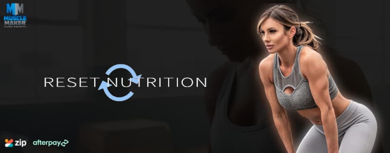 Reset Nutrition supplements Logo Banner