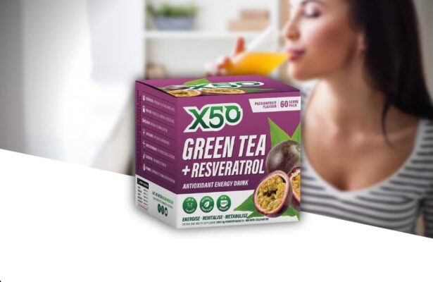 x50 lifestyle green tea product