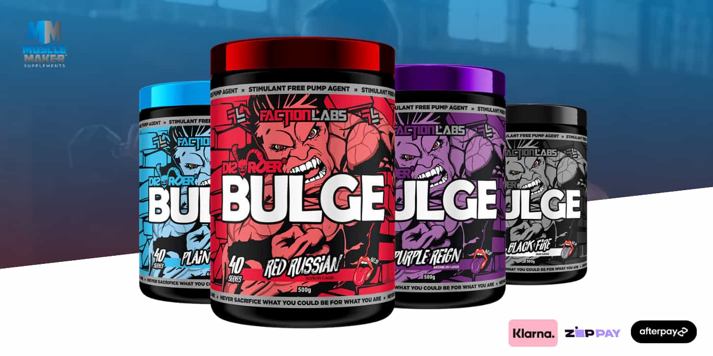 Faction Labs Disorder Bulge Pre Workout Banner
