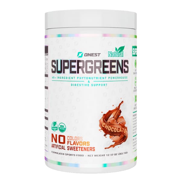Onest Health Supplements - Supergreens - Chocolate (1)