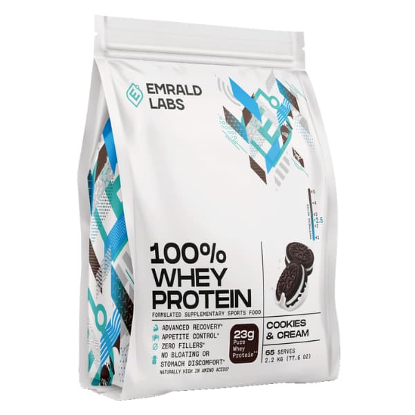 Emrald Labs 100% Whey Protein 2.2k - Cookies & Cream