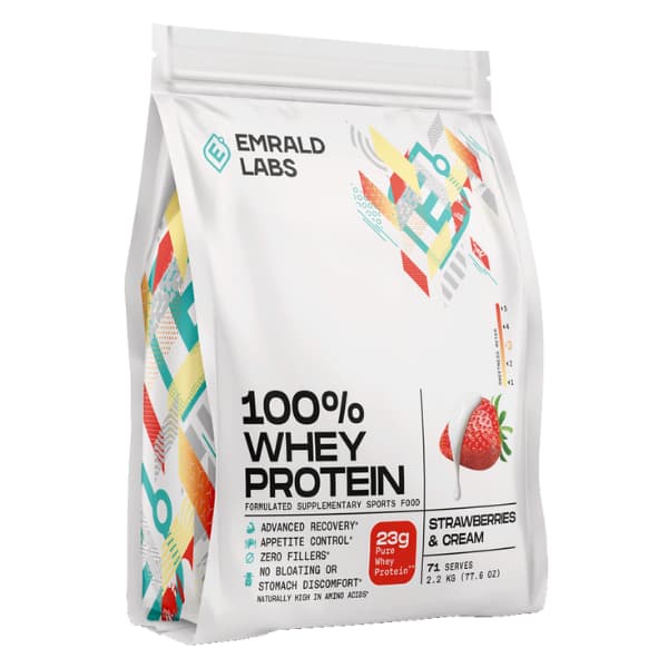 Emrald Labs 100% Whey Protein 2.2k - Strawberries & Cream