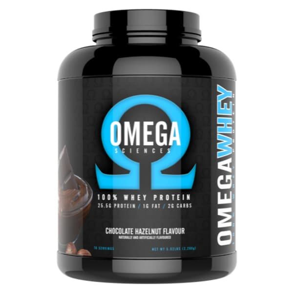 Omega Sciences 100% Whey Protein 5lb - Choc Hazelnut