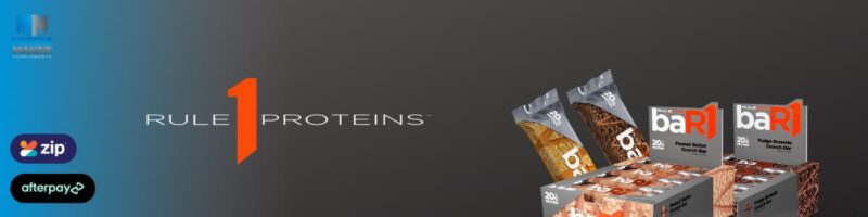 Rule 1 Proteins R1 Bar1 Crunch Bars Payment Banner