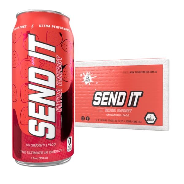 Send It Energy - Strawberry Kiss 12 pack