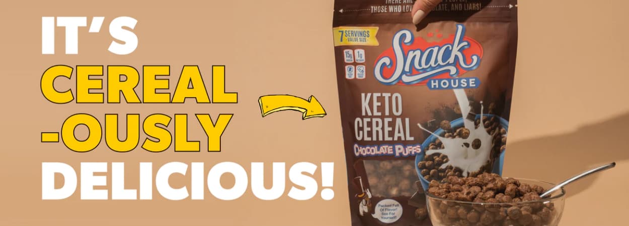 Snackhouse Foods - Keto Cereal banner
