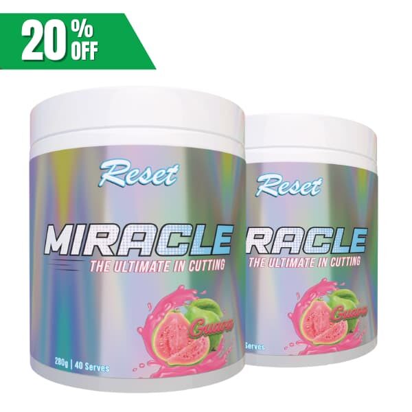 Reset Nutrition Miracle Thermogenic Fat Burner Twin Pack
