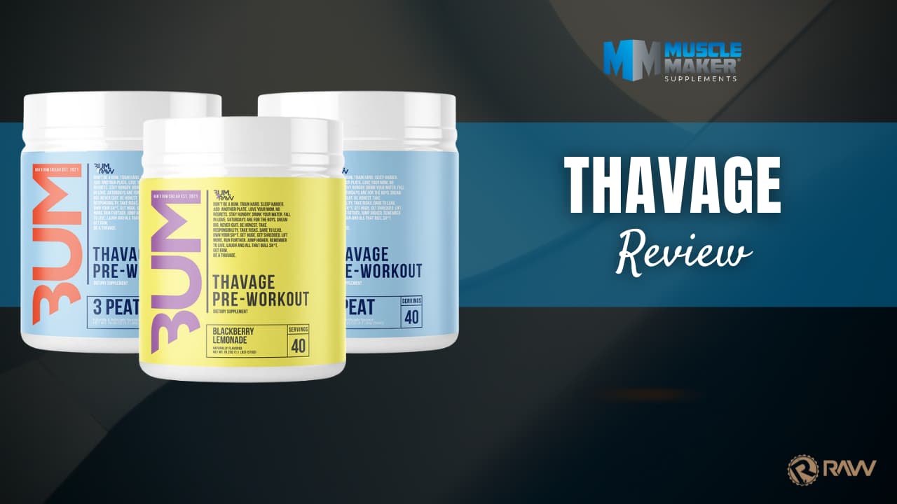 Get Raw Nutrition CBUM thavage pre workout review Thumbnail