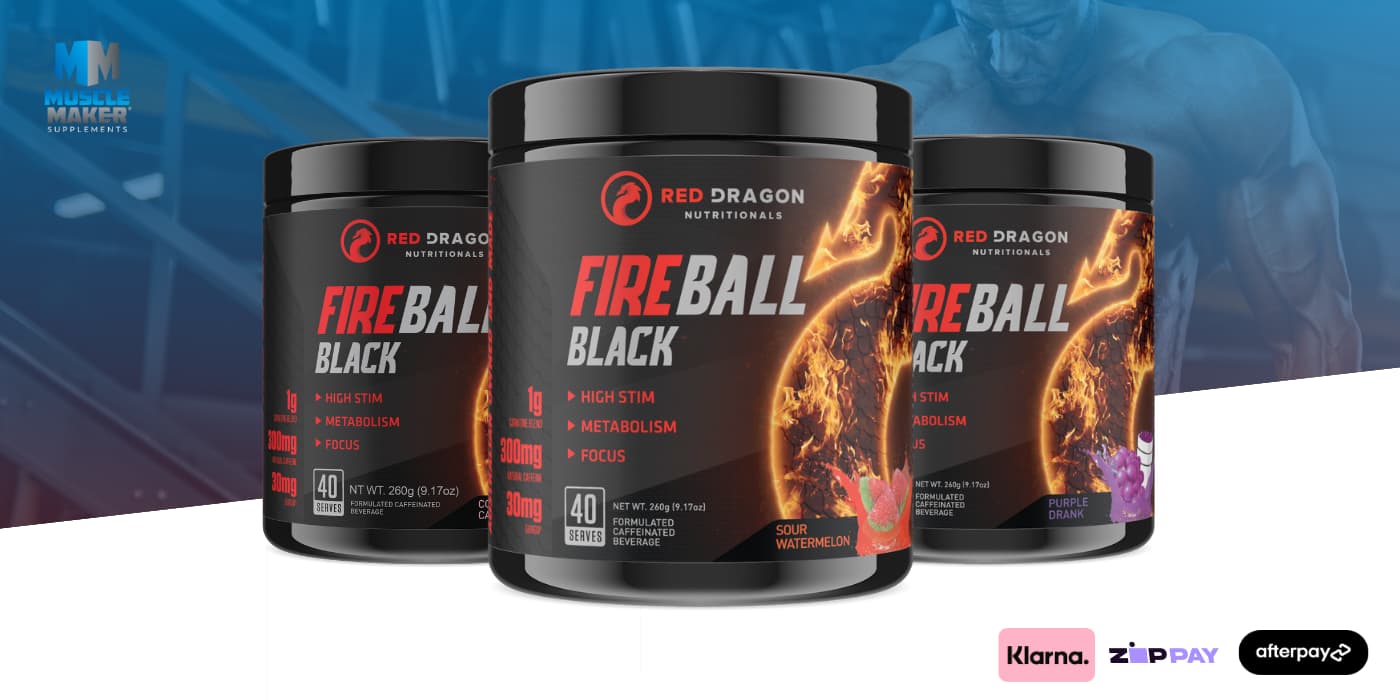 Red Dragon Nutritionals Fireball Black Fat Burner Banner