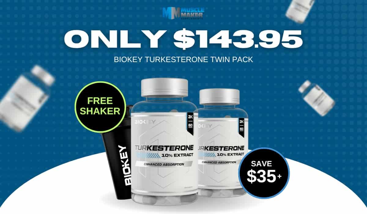 BioKey Turkesterone Twin pack Banner