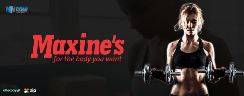 Maxine's Supplements Logo Banner