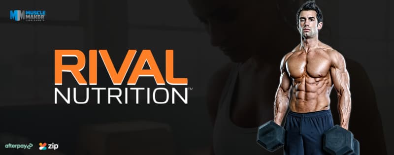 Rivalus Rival Nutrition Supplements Logo Banner