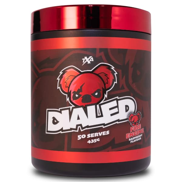 The X Athletics Dialed Pre Workout - Fire Engine