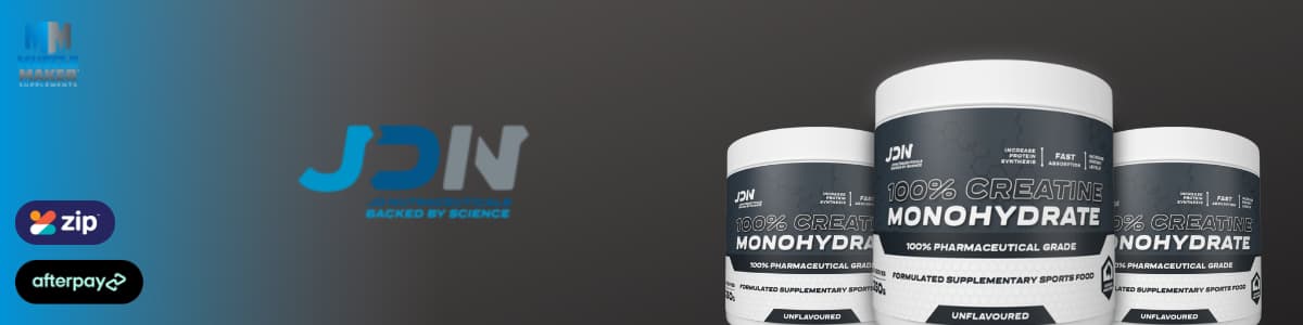 JD Nutraceuticals Creatine Monohydrate Payment Banner