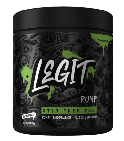 Legit Supps Pump Pre Workout - Strawberry Kiwi