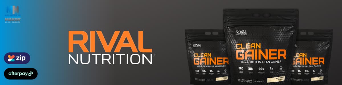 Rival Nutrition Clean Gainer Payment Banner