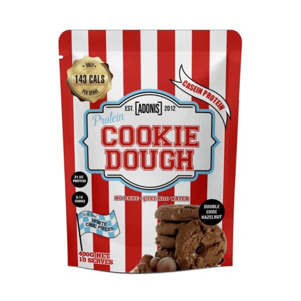 Adonis Cookie Dough 400g - Double Choc Hazelnut