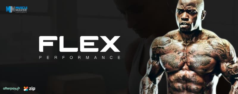 Flex Performance Supplements Logo Banner
