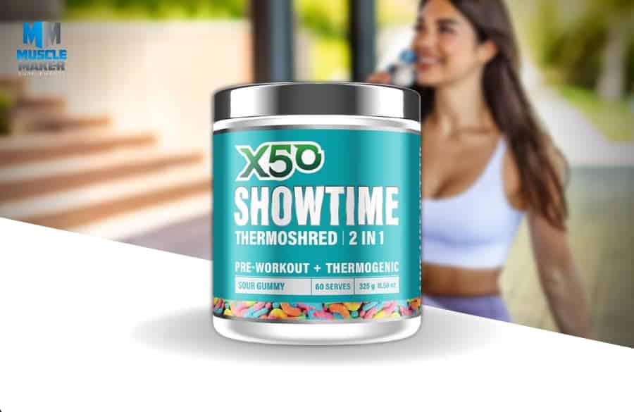 X50 Lifestyle Showtime Thermoshred Product
