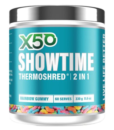 X50 Showtime Thermoshred - Rainbow Gummy
