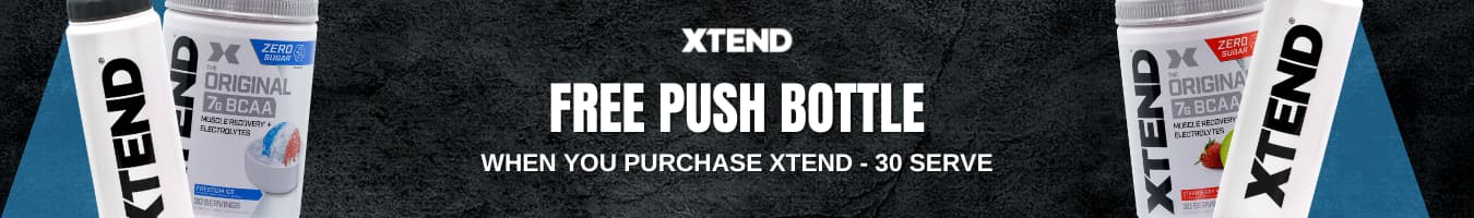 Xtend free push bottle banner