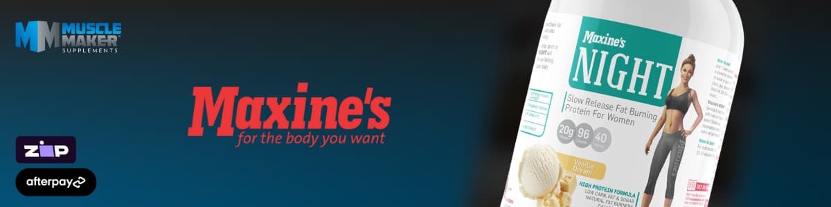 Maxine's Night Protein Payment Banner