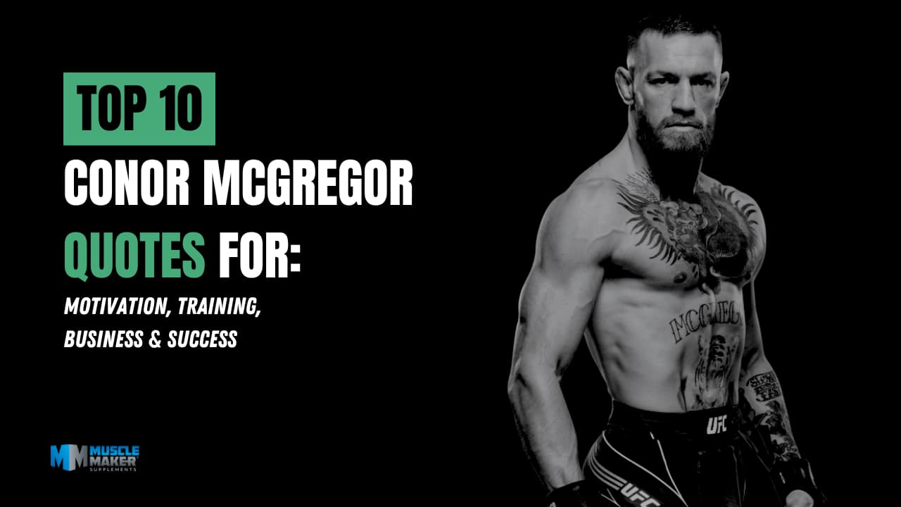 Top 10 Conor McGregor fitness training business motivation quotes