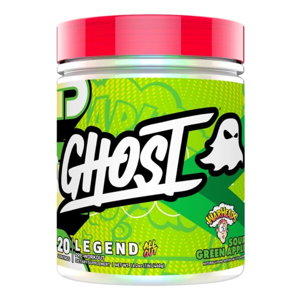 Ghost Lifestyle Legend All Out - Warheads Sour Green Apple