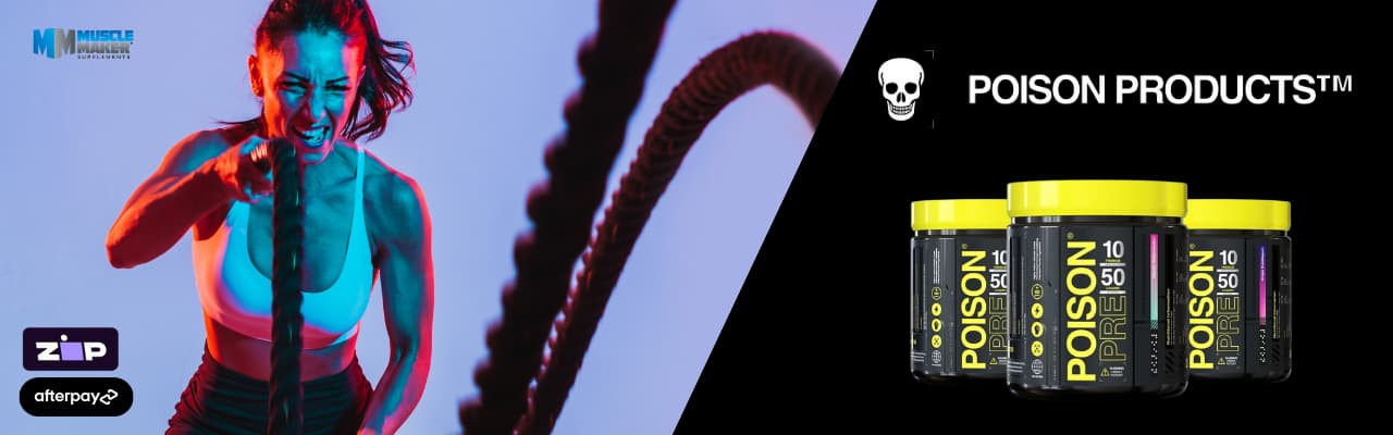 Poison Products Supplements Logo Banner