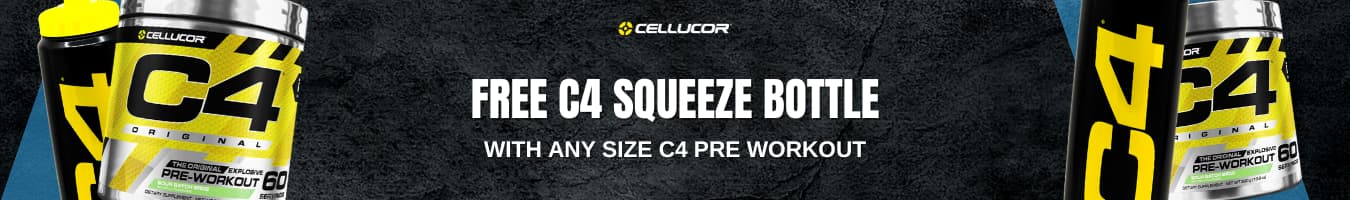 c4 pre workout - free squeeze bottle