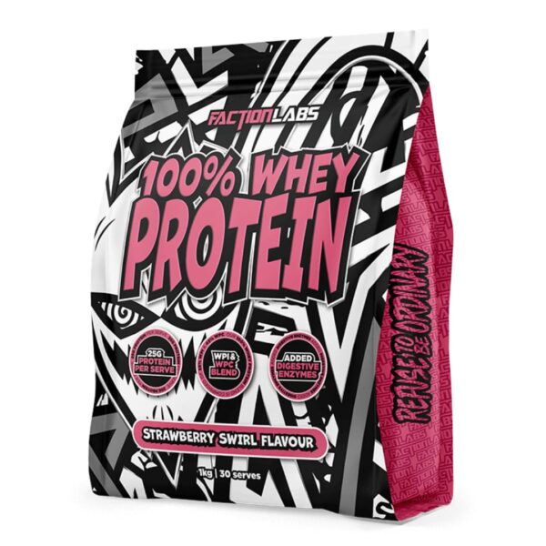 Faction Labs 100% Whey Protein - Strawberry Swirl